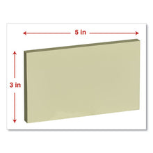 Load image into Gallery viewer, Universal® wholesale. UNIVERSAL® Self-stick Note Pads, 3 X 5, Yellow, 100-sheet, 12-pack. HSD Wholesale: Janitorial Supplies, Breakroom Supplies, Office Supplies.