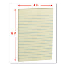 Universal® wholesale. UNIVERSAL® Self-stick Note Pads, Lined, 4 X 6, Yellow, 100-sheet, 12-pack. HSD Wholesale: Janitorial Supplies, Breakroom Supplies, Office Supplies.