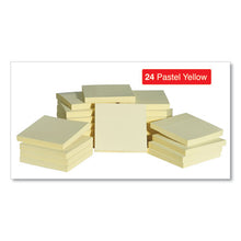 Load image into Gallery viewer, Universal® wholesale. UNIVERSAL® Self-stick Note Pads, 3&quot; X 3&quot;, Yellow, 90-sheet, 24-pack. HSD Wholesale: Janitorial Supplies, Breakroom Supplies, Office Supplies.