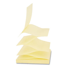 Load image into Gallery viewer, Universal® wholesale. UNIVERSAL® Fan-folded Self-stick Pop-up Note Pads, 3&quot; X 3&quot;, Yellow, 90-sheet, 24-pack. HSD Wholesale: Janitorial Supplies, Breakroom Supplies, Office Supplies.