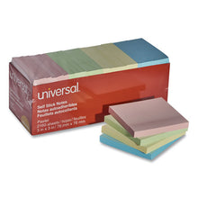 Load image into Gallery viewer, Universal® wholesale. UNIVERSAL® Self-stick Note Pads, 3&quot; X 3&quot;, Pastel, 90-sheet, 24 Pads-pack. HSD Wholesale: Janitorial Supplies, Breakroom Supplies, Office Supplies.