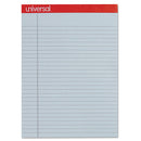 Universal® wholesale. UNIVERSAL® Colored Perforated Writing Pads, Wide-legal Rule, 8.5 X 11, Blue, 50 Sheets, Dozen. HSD Wholesale: Janitorial Supplies, Breakroom Supplies, Office Supplies.