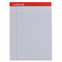 Load image into Gallery viewer, Universal® wholesale. UNIVERSAL® Colored Perforated Writing Pads, Wide-legal Rule, 8.5 X 11, Orchid, 50 Sheets, Dozen. HSD Wholesale: Janitorial Supplies, Breakroom Supplies, Office Supplies.