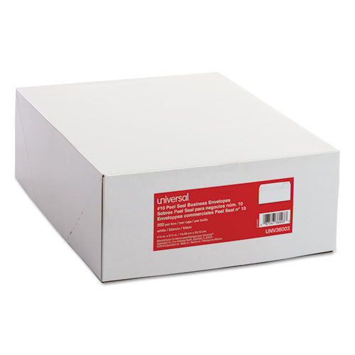 Universal® wholesale. UNIVERSAL® Peel Seal Strip Business Envelope,