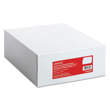 Load image into Gallery viewer, Universal® wholesale. UNIVERSAL® Peel Seal Strip Business Envelope, #10, Square Flap, Self-adhesive Closure, Lower Left Window, 4.13 X 9.5, White, 500-box. HSD Wholesale: Janitorial Supplies, Breakroom Supplies, Office Supplies.