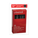 Universal™ wholesale. UNIVERSAL® Comfort Grip Retractable Gel Pen, 0.7mm, Black Ink, Smoke Barrel, Dozen. HSD Wholesale: Janitorial Supplies, Breakroom Supplies, Office Supplies.