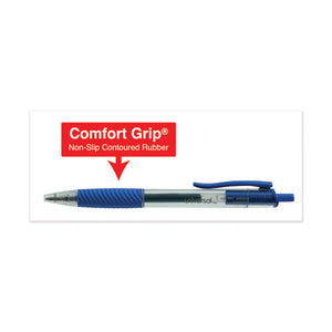 Universal™ wholesale. UNIVERSAL® Comfort Grip Retractable Gel Pen, 0.7mm, Blue Ink, Translucent Blue Barrel, Dozen. HSD Wholesale: Janitorial Supplies, Breakroom Supplies, Office Supplies.