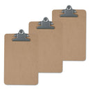Universal® wholesale. UNIVERSAL® Hardboard Clipboard, 1" Capacity, Holds 8 1-2 X 14, Brown, 3-pk. HSD Wholesale: Janitorial Supplies, Breakroom Supplies, Office Supplies.