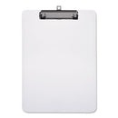 Universal® wholesale. UNIVERSAL® Plastic Clipboard With Low Profile Clip 1-2" Capacity, Holds 8 1-2 X 11, Clear. HSD Wholesale: Janitorial Supplies, Breakroom Supplies, Office Supplies.