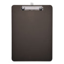 Universal® wholesale. UNIVERSAL® Plastic Clipboard With Low Profile Clip, 1-2" Cap, 8 1-2 X 11, Translucent Black. HSD Wholesale: Janitorial Supplies, Breakroom Supplies, Office Supplies.