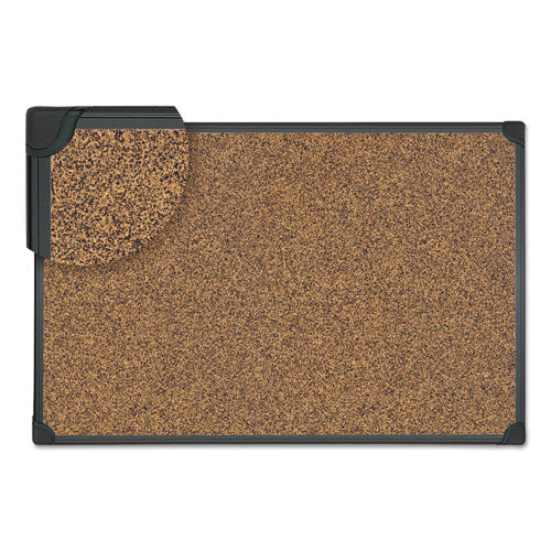 Universal® wholesale. UNIVERSAL® Tech Cork Board, 48 X 36, Cork, Black Frame. HSD Wholesale: Janitorial Supplies, Breakroom Supplies, Office Supplies.