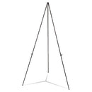 Universal® wholesale. UNIVERSAL® Heavy-duty Instant Setup Foldaway Easel, Adjusts 25" - 63" High, Aluminum, Black. HSD Wholesale: Janitorial Supplies, Breakroom Supplies, Office Supplies.