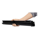 Universal® wholesale. UNIVERSAL® Heavy-duty Instant Setup Foldaway Easel, Adjusts 25" - 63" High, Aluminum, Black. HSD Wholesale: Janitorial Supplies, Breakroom Supplies, Office Supplies.