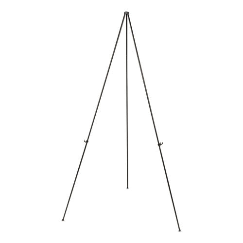 Universal® wholesale. UNIVERSAL® Instant Setup Foldaway Easel, Adjusts 15" To 61" High, Steel, Black. HSD Wholesale: Janitorial Supplies, Breakroom Supplies, Office Supplies.