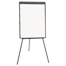 Universal® wholesale. UNIVERSAL® Tripod-style Dry Erase Easel, Easel : 44" To 78", Board: 29" X 41", White-black. HSD Wholesale: Janitorial Supplies, Breakroom Supplies, Office Supplies.