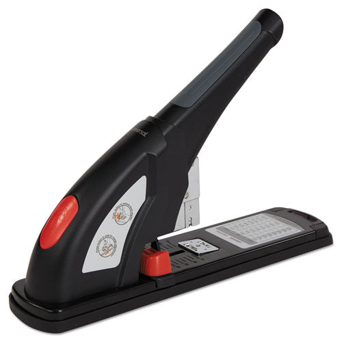 Universal® wholesale. UNIVERSAL® Heavy-duty Stapler, 200-sheet Capacity, Black-graphite-red. HSD Wholesale: Janitorial Supplies, Breakroom Supplies, Office Supplies.