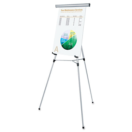 Universal® wholesale. UNIVERSAL 3-leg Telescoping Easel With Pad Retainer, Adjusts 34