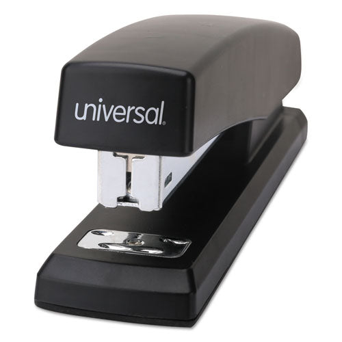 Universal® wholesale. UNIVERSAL® Economy Full-strip Stapler, 20-sheet Capacity, Black. HSD Wholesale: Janitorial Supplies, Breakroom Supplies, Office Supplies.