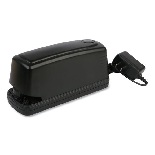 Universal® wholesale. UNIVERSAL® Electric Stapler With Staple Channel Release Button, 30-sheet Capacity, Black. HSD Wholesale: Janitorial Supplies, Breakroom Supplies, Office Supplies.