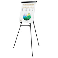 Universal® wholesale. UNIVERSAL 3-leg Telescoping Easel With Pad Retainer, Adjusts 34