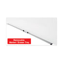 Universal® wholesale. UNIVERSAL® Frameless Magnetic Glass Marker Board, 72" X 48", White. HSD Wholesale: Janitorial Supplies, Breakroom Supplies, Office Supplies.