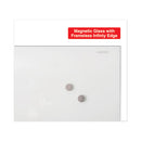 Universal® wholesale. UNIVERSAL® Frameless Magnetic Glass Marker Board, 72" X 48", White. HSD Wholesale: Janitorial Supplies, Breakroom Supplies, Office Supplies.