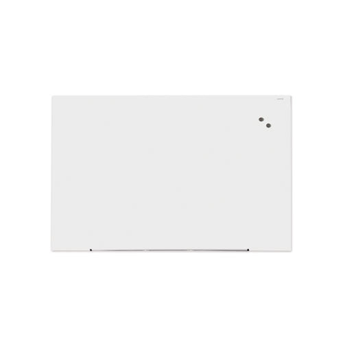 Universal® wholesale. UNIVERSAL® Frameless Magnetic Glass Marker Board, 72" X 48", White. HSD Wholesale: Janitorial Supplies, Breakroom Supplies, Office Supplies.