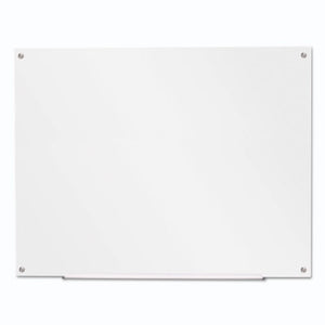 Universal® wholesale. UNIVERSAL® Frameless Glass Marker Board, 48" X 36", White. HSD Wholesale: Janitorial Supplies, Breakroom Supplies, Office Supplies.