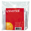 Universal® wholesale. UNIVERSAL® Hanging File Folder Plastic Index Tabs, 1-3-cut Tabs, Clear, 3.5" Wide, 25-pack. HSD Wholesale: Janitorial Supplies, Breakroom Supplies, Office Supplies.