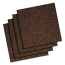 Universal® wholesale. UNIVERSAL Cork Tile Panels, Dark Brown, 12 X 12, 4-pack. HSD Wholesale: Janitorial Supplies, Breakroom Supplies, Office Supplies.