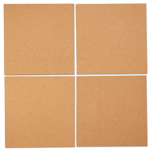 Universal® wholesale. UNIVERSAL Cork Tile Panels, Brown, 12 X 12, 4-pack. HSD Wholesale: Janitorial Supplies, Breakroom Supplies, Office Supplies.