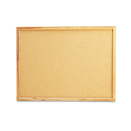 Universal® wholesale. UNIVERSAL® Cork Board With Oak Style Frame, 24 X 18, Natural, Oak-finished Frame. HSD Wholesale: Janitorial Supplies, Breakroom Supplies, Office Supplies.