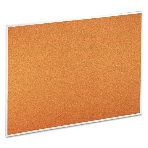 Universal® wholesale. UNIVERSAL® Bulletin Board, Natural Cork, 48 X 36, Satin-finished Aluminum Frame. HSD Wholesale: Janitorial Supplies, Breakroom Supplies, Office Supplies.