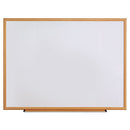 Universal® wholesale. UNIVERSAL® Dry Erase Board, Melamine, 48 X 36, Oak Frame. HSD Wholesale: Janitorial Supplies, Breakroom Supplies, Office Supplies.