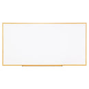 Universal® wholesale. UNIVERSAL® Dry-erase Board, Melamine, 96 X 48, White, Oak-finished Frame. HSD Wholesale: Janitorial Supplies, Breakroom Supplies, Office Supplies.