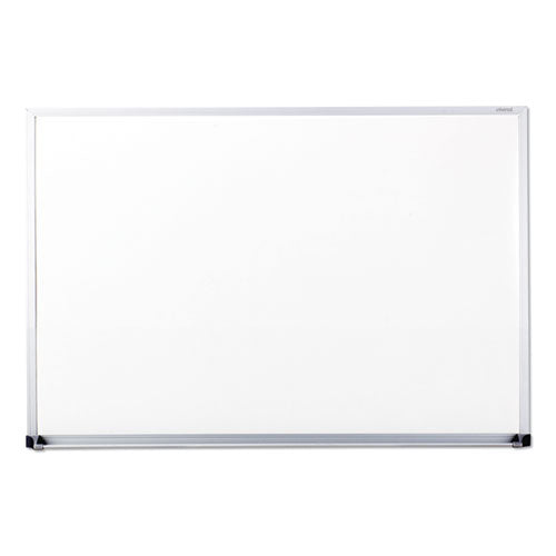 Universal® wholesale. UNIVERSAL® Dry Erase Board, Melamine, 36 X 24, Satin-finished Aluminum Frame. HSD Wholesale: Janitorial Supplies, Breakroom Supplies, Office Supplies.