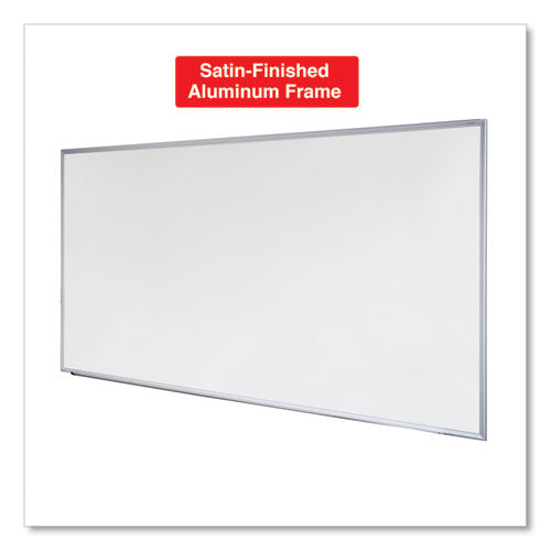 Universal® wholesale. UNIVERSAL® Dry Erase Board, Melamine, 72 X 48, Satin-finished Aluminum Frame. HSD Wholesale: Janitorial Supplies, Breakroom Supplies, Office Supplies.