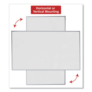 Universal® wholesale. UNIVERSAL® Dry Erase Board, Melamine, 72 X 48, Satin-finished Aluminum Frame. HSD Wholesale: Janitorial Supplies, Breakroom Supplies, Office Supplies.