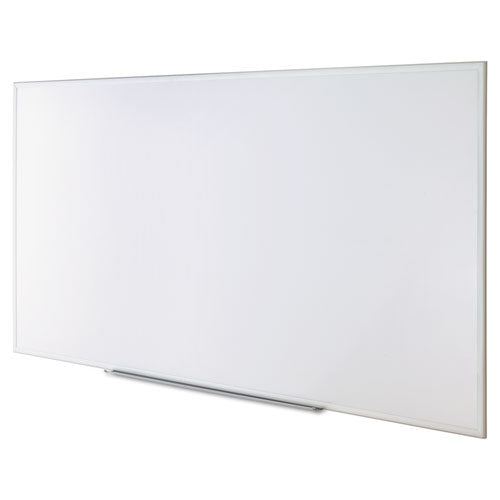 Universal® wholesale. UNIVERSAL® Dry Erase Board, Melamine, 96 X 48, Satin-finished Aluminum Frame. HSD Wholesale: Janitorial Supplies, Breakroom Supplies, Office Supplies.