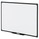 Universal® wholesale. UNIVERSAL® Dry Erase Board, Melamine, 36 X 24, Black Frame. HSD Wholesale: Janitorial Supplies, Breakroom Supplies, Office Supplies.
