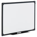 Universal® wholesale. UNIVERSAL® Dry Erase Board, Melamine, 24 X 18, Black Frame. HSD Wholesale: Janitorial Supplies, Breakroom Supplies, Office Supplies.