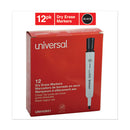 Universal™ wholesale. UNIVERSAL® Dry Erase Marker, Broad Chisel Tip, Black, Dozen. HSD Wholesale: Janitorial Supplies, Breakroom Supplies, Office Supplies.