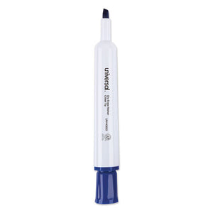 Universal™ wholesale. UNIVERSAL® Dry Erase Marker, Broad Chisel Tip, Blue, Dozen. HSD Wholesale: Janitorial Supplies, Breakroom Supplies, Office Supplies.