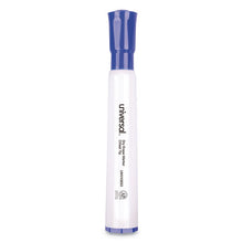 Load image into Gallery viewer, Universal™ wholesale. UNIVERSAL® Dry Erase Marker, Broad Chisel Tip, Blue, Dozen. HSD Wholesale: Janitorial Supplies, Breakroom Supplies, Office Supplies.