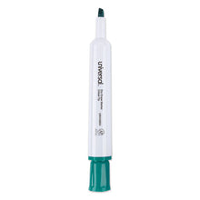 Load image into Gallery viewer, Universal™ wholesale. UNIVERSAL® Dry Erase Marker, Broad Chisel Tip, Green, Dozen. HSD Wholesale: Janitorial Supplies, Breakroom Supplies, Office Supplies.