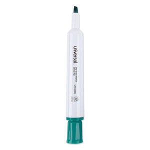 Universal™ wholesale. UNIVERSAL® Dry Erase Marker, Broad Chisel Tip, Green, Dozen. HSD Wholesale: Janitorial Supplies, Breakroom Supplies, Office Supplies.