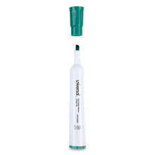 Load image into Gallery viewer, Universal™ wholesale. UNIVERSAL® Dry Erase Marker, Broad Chisel Tip, Green, Dozen. HSD Wholesale: Janitorial Supplies, Breakroom Supplies, Office Supplies.