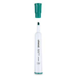 Universal™ wholesale. UNIVERSAL® Dry Erase Marker, Broad Chisel Tip, Green, Dozen. HSD Wholesale: Janitorial Supplies, Breakroom Supplies, Office Supplies.