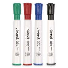 Load image into Gallery viewer, Universal™ wholesale. UNIVERSAL® Dry Erase Marker, Medium Bullet Tip, Assorted Colors, 4-set. HSD Wholesale: Janitorial Supplies, Breakroom Supplies, Office Supplies.