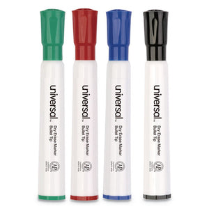 Universal™ wholesale. UNIVERSAL® Dry Erase Marker, Medium Bullet Tip, Assorted Colors, 4-set. HSD Wholesale: Janitorial Supplies, Breakroom Supplies, Office Supplies.